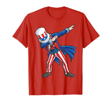 Ladda upp bild till gallerivisning, Funny shirts V-neck Tank top Hoodie sweatshirt usa uk au ca gifts for 4th of july shirts for kids Dabbing Uncle Sam Boys Men Gifts 469108