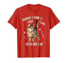 Ladda upp bild till gallerivisning, Funny shirts V-neck Tank top Hoodie sweatshirt usa uk au ca gifts for Sorry i can't i have plans with my cat shirt 3331296