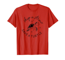 Ladda upp bild till gallerivisning, Skip A Straw Save A Turtle Shirt Save The Turtles T-Shirt 159552