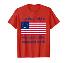 Ladda upp bild till gallerivisning, Offensive Betsy Ross Flag Shirt T-Shirt 181819