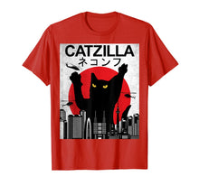 Ladda upp bild till gallerivisning, Funny shirts V-neck Tank top Hoodie sweatshirt usa uk au ca gifts for Vintage Catzilla - Japanese Cat Style - Retro Sunset Kitten T-Shirt 1024285