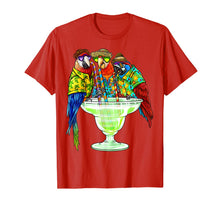 Ladda upp bild till gallerivisning, Parrots Drinking Margarita Hawaiian Shirt Vacation Birds T-Shirt 159793