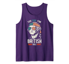 Ladda upp bild till gallerivisning, George Washington Too Cool For British Rule 4th of July Tank Top 654997