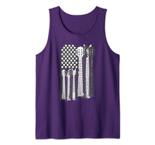 Ladda upp bild till gallerivisning, Guitar Plectrum Art | American Flag Band Art Gift Tank Top 545228