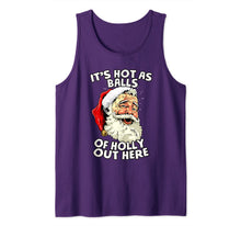 Ladda upp bild till gallerivisning, Christmas in July Shirt Santa Hot As Balls Summer Santa Gift Tank Top 472265