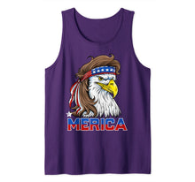 Ladda upp bild till gallerivisning, Merica Eagle Mullet 4th of July Men Women American Flag USA Tank Top 478734