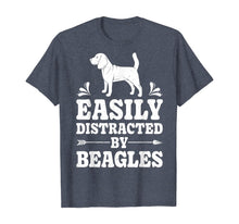 Ladda upp bild till gallerivisning, Funny shirts V-neck Tank top Hoodie sweatshirt usa uk au ca gifts for Easily Distracted By Beagles Funny Dog Lover Gifts Beagle T-Shirt 879791