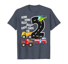 Ladda upp bild till gallerivisning, Funny shirts V-neck Tank top Hoodie sweatshirt usa uk au ca gifts for Kids Trucks 2nd Birthday Party Toddler I'm 2 Year Old Bday T-Shirt 256109