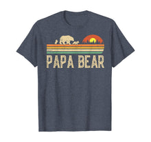 Ladda upp bild till gallerivisning, Mens Papa Bear Vintage Art Daddy Wildling Father's Day Dad TShirt423569
