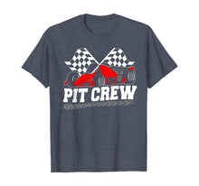 Ladda upp bild till gallerivisning, Pit Crew Car Racing Checkered Flag Racing Party T-Shirt 117589