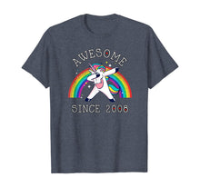 Ladda upp bild till gallerivisning, Dabbing Unicorn Birthday Girl Gifts 11 Years Old Since 2008 T-Shirt 214860