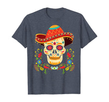 Ladda upp bild till gallerivisning, Day Of The Dead Skull Gifts Funny Cinco De Mayo Men Women T-Shirt 792003