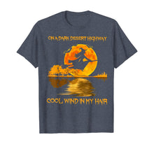 Ladda upp bild till gallerivisning, Witch Riding Brooms On A Dark Desert Highways Halloween T-Shirt 61531