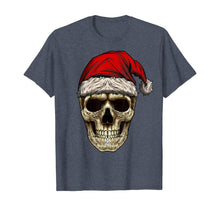 Ladda upp bild till gallerivisning, Funny shirts V-neck Tank top Hoodie sweatshirt usa uk au ca gifts for Santa Hat Sugar Skull Day Of The Dead Funny Christmas Skull T-Shirt 669252