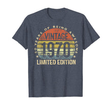 Ladda upp bild till gallerivisning, 50 Year Old Gifts Vintage 1970 Limited Edition 50th Birthday T-Shirt-145786