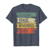 Ladda upp bild till gallerivisning, Legend Since November 2001 18 Year Old 18th Birthday Gifts T-Shirt 390886