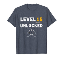 Ladda upp bild till gallerivisning, Funny shirts V-neck Tank top Hoodie sweatshirt usa uk au ca gifts for Level 15 Unlocked Birhday Gift TShirt Celebrate 15th Wedding 3485817