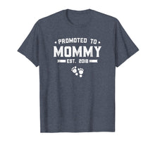 Ladda upp bild till gallerivisning, Funny shirts V-neck Tank top Hoodie sweatshirt usa uk au ca gifts for Promoted To Mommy Est. 2018 Gift For New Mommy T-Shirt Baby 2022920