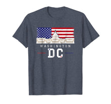 Ladda upp bild till gallerivisning, Funny shirts V-neck Tank top Hoodie sweatshirt usa uk au ca gifts for Washington DC Capitol Hill USA Flag Souvenir T-Shirt 1932303
