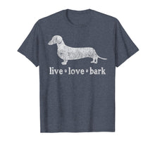 Ladda upp bild till gallerivisning, Funny shirts V-neck Tank top Hoodie sweatshirt usa uk au ca gifts for Retro Dachshund Live Love Bark T Shirt 594773