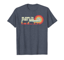 Ladda upp bild till gallerivisning, Be Kind To Every Kind T Shirt, Vegan Vegetarian Retro Tee