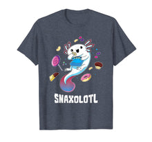 Ladda upp bild till gallerivisning, Snaxolotl T-Shirt Funny Kawaii Axolotl Shirt Food Lover Gift 124980