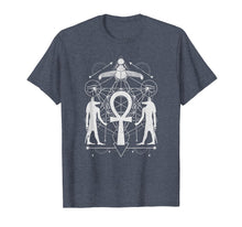 Ladda upp bild till gallerivisning, Egyptian Sacred Geometry Ankh Shirt Eye Of Horus Shirts Men T-Shirt