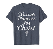 Ladda upp bild till gallerivisning, Prayer Warrior Princess For Christ Woman of Faith Shirt 859975