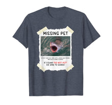 Ladda upp bild till gallerivisning, Missing Pet Cool Unique Funny Great White Shark T-Shirt 76434