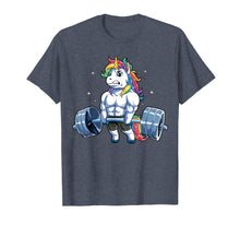 Ladda upp bild till gallerivisning, Unicorn Weightlifting T shirt Deadlift Fitness Gym Women Tee