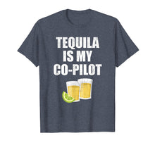Ladda upp bild till gallerivisning, Funny shirts V-neck Tank top Hoodie sweatshirt usa uk au ca gifts for Tequila is My Co-Pilot Funny Tequila Shot & Lime T Shirt 4294381