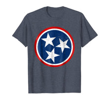 Ladda upp bild till gallerivisning, Tennessee Volunteer State - Distressed Tristar Flag Shirt 1063111
