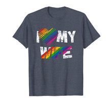 Ladda upp bild till gallerivisning, I Love My Wife Gay Rights T-Shirt Lesbian Pride Marriage 438056