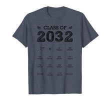 Ladda upp bild till gallerivisning, Class of 2032 Graduation T-shirt Handprints Grow With Me T-Shirt 60385