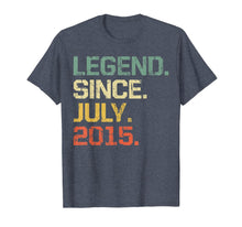Ladda upp bild till gallerivisning, Legend Since July 2015 T-Shirt- 4 Years Old Shirt Gift 101673