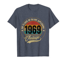 Ladda upp bild till gallerivisning, Awesome Since 1969 T-Shirt 50th Birthday Gifts 50 Year Old T-Shirt 104251