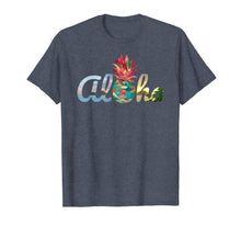 Ladda upp bild till gallerivisning, Cute Aloha Hawaii Pineapple Mermaid Coral Girls Women Tshirt 98804
