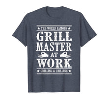 Ladda upp bild till gallerivisning, Grill Master Barbecue BBQ Smoker Grillin Dad Grandpa Gifts TShirt875697