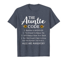 Ladda upp bild till gallerivisning, Funny Family Matching Gifts For Aunt The Auntie Code T-Shirt-3161373