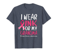 Ladda upp bild till gallerivisning, Breast Cancer Awareness I Wear Pink For My Grandma T-Shirt 206660