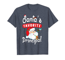 Ladda upp bild till gallerivisning, Santa's Favorite Principal Christmas Funny Teacher School T-Shirt