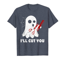 Ladda upp bild till gallerivisning, Halloween Boo Ghost Hairstylist Gift I'll Cut You Costume T-Shirt 97194