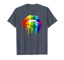 Ladda upp bild till gallerivisning, LGBT Rainbow Lip Gay Pride T-Shirt-860618
