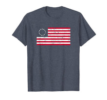 Ladda upp bild till gallerivisning, Distressed Betsy Ross Flag t-shirt (Classic, Front) 39591