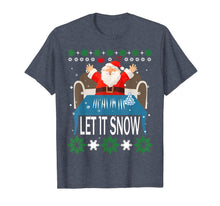 Ladda upp bild till gallerivisning, Let it Snow Cocaine Santa Funny Christmas T-Shirt-1267261