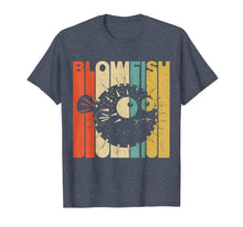 Ladda upp bild till gallerivisning, Vintage Retro Blowfish Silhouette T-Shirt 362119
