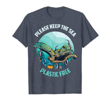 Ladda upp bild till gallerivisning, Cute Please Keep The Sea Plastic Free Shirt Environment Gift 333646