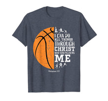 Ladda upp bild till gallerivisning, Christian Basketball Shirt I Can Do All Things Philippians 298667