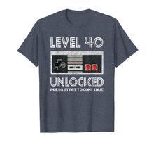 Ladda upp bild till gallerivisning, 40 Year Old Fourty Birthday Gift Level 40 unlocked gamer T-Shirt-201277