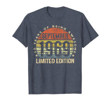 Ladda upp bild till gallerivisning, Born September 1969 Limited Edition Bday Gifts 50th Birthday T-Shirt 59804